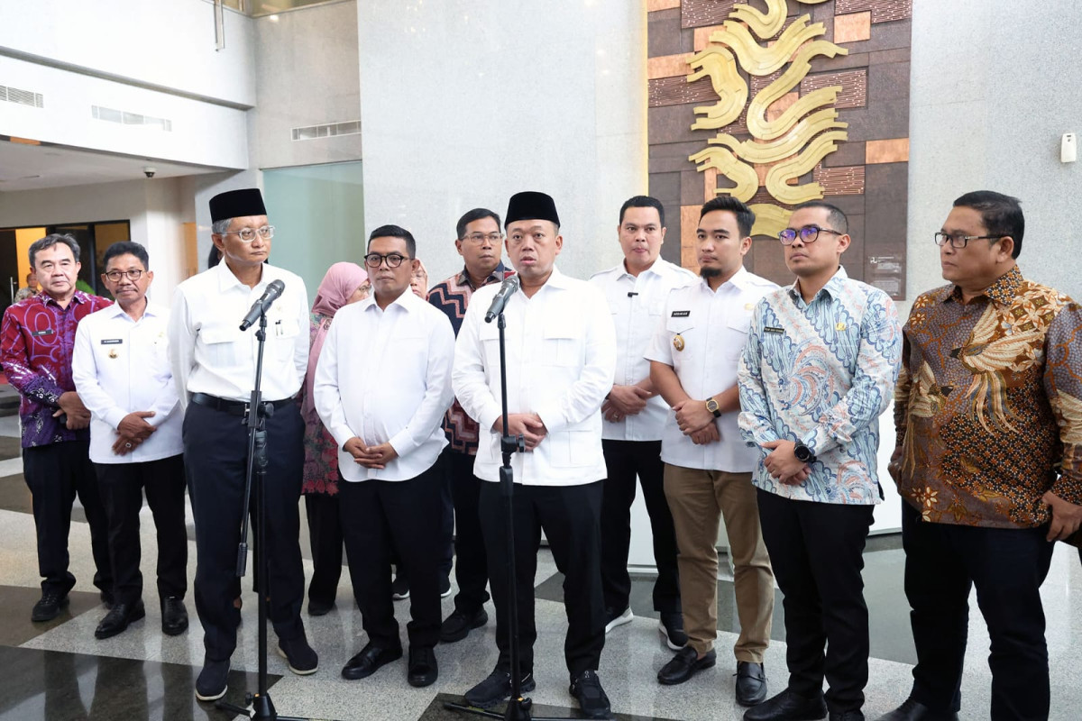 Rakor Pengendalian Banjir, Gubernur Banten Andra Soni: Banjir Merupakan Permasalahan Bersama