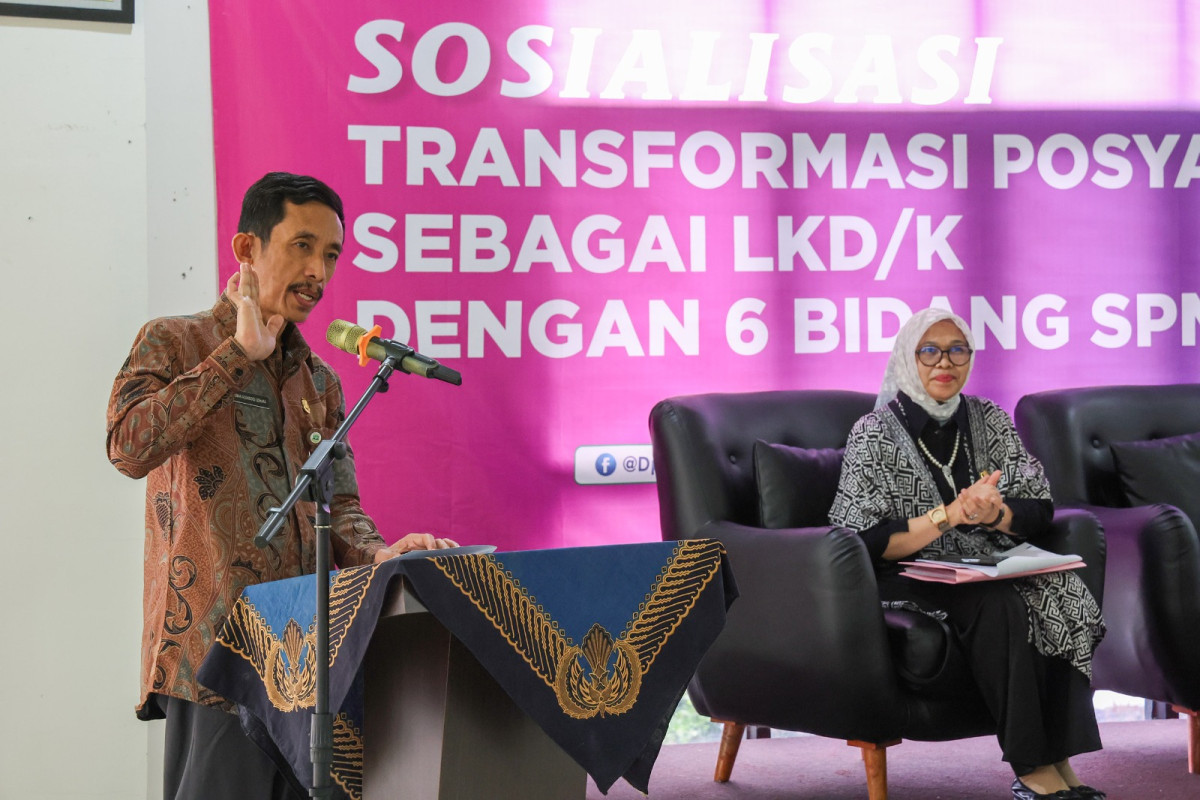 Pj Sekda Banten Usman Asshiddiqi Qohara Buka Sosialisasi Posyandu 6 SPM