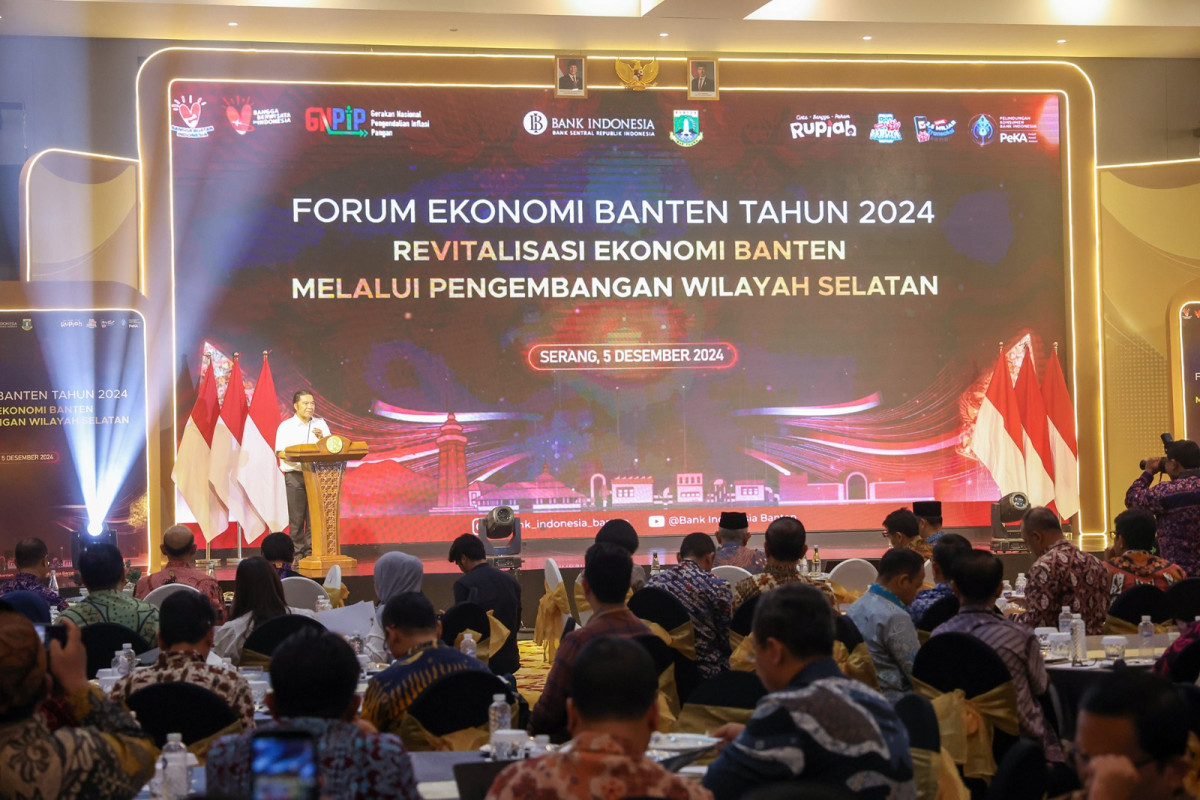 Pj Gubernur Al Muktabar Harap Forum Ekonomi Banten 2024 Memberikan Masukan dalam Pembangunan Daerah