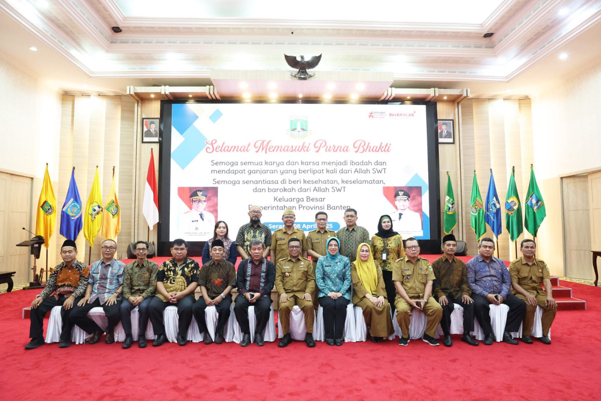 Gubernur Banten Andra Soni Lepas ASN Purnabakti