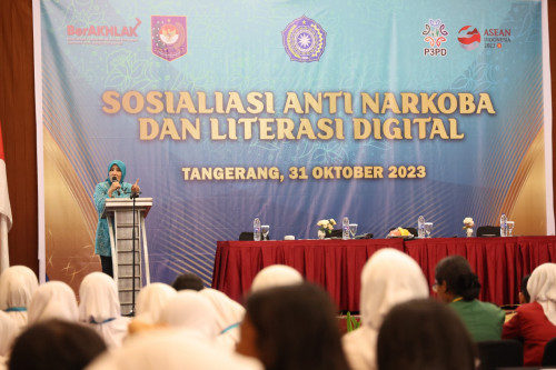 Wujudkan Generasi Emas, TP PKK Provinsi Banten Dukung Literasi Bahaya Narkoba Hingga Kesehatan Reproduksi