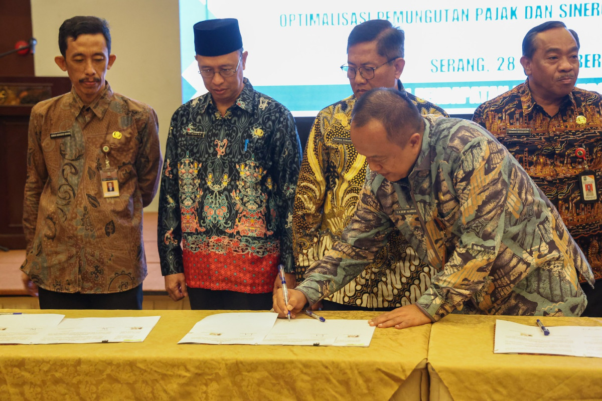 Pj Sekda Banten Usman Asshiddiqi Qohara Sampaikan: Sinergi Pemungutan Opsen sebagai Langkah Strategis Meningkatkan Fiskal Daerah