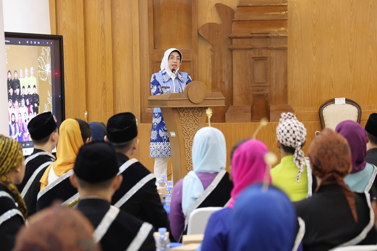 Ketua TP PKK Provinsi Banten Tinawati Andra Soni Terima Para Finalis Kang Nong Banten Tahun 2025