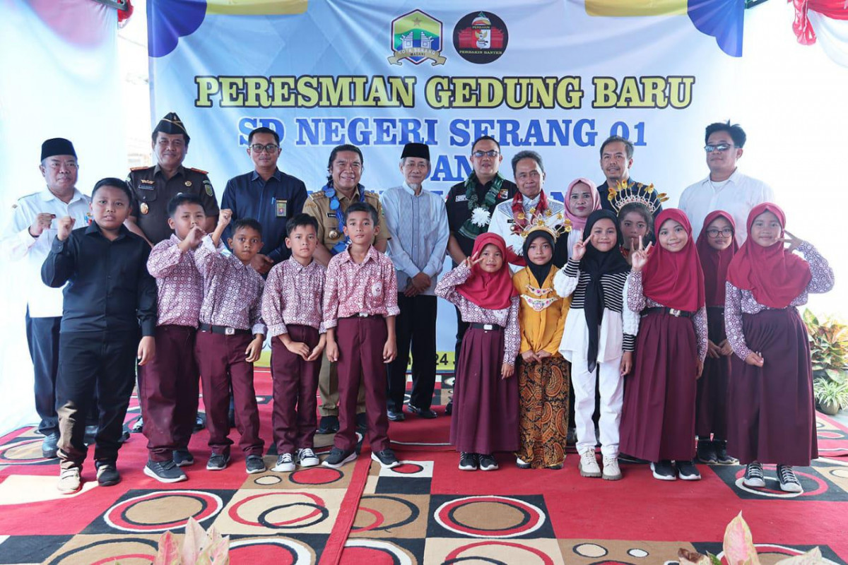 Peresmian Gedung SDN Serang 01 dan 06, Pj Gubernur Banten Al Muktabar: Sebuah Model Pembangunan Pentahelix