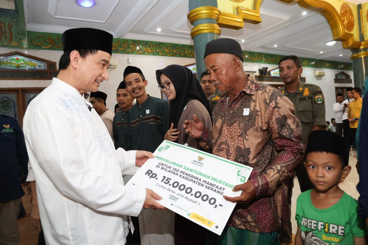 Safari Ramadan 1446 H, Wagub Banten A Dimyati Natakusumah: Ramadan Bulan Berbagi dan Penuh Berkah