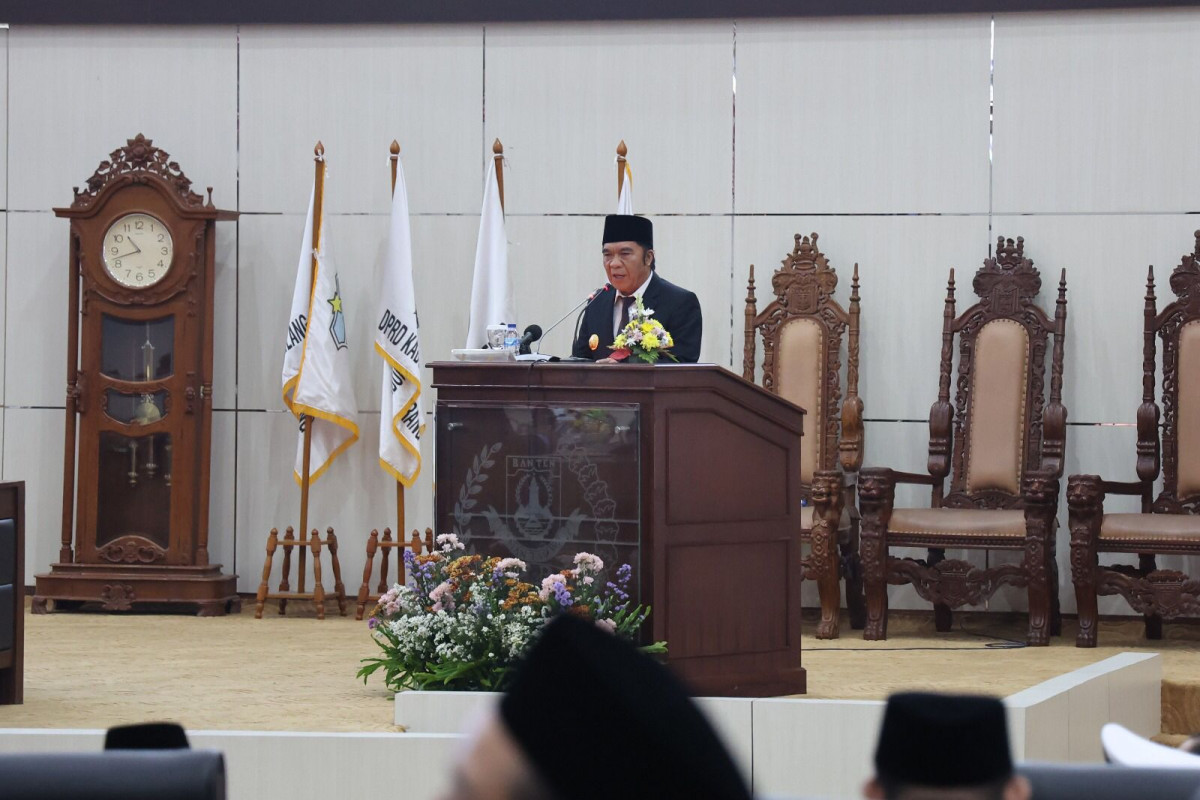 Peresmian dan Penetapan Pimpinan DPRD Provinsi Banten, Pj Gubernur Al Muktabar Minta Percepat Pembahasan Agenda Pembangunan