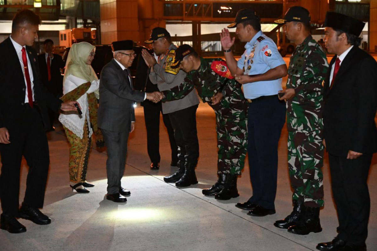 Pj Gubernur Banten Al Muktabar Turut Lepas Kunker Wapres Ma'ruf Amin ke Abu Dhabi