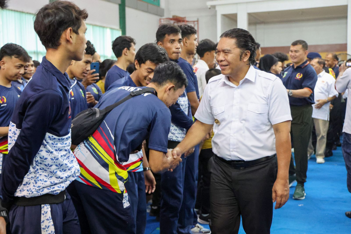 Launching Pelatda PON XXI Aceh-Sumut, Pj Gubernur Banten Al Muktabar minta Atlet Semangat Berlatih