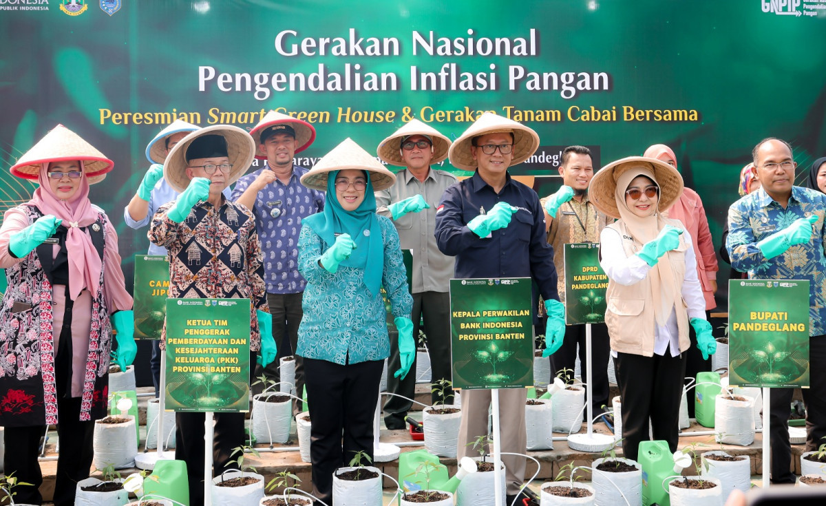 Ketua TP PKK Provinsi Banten Tinawati Andra Soni Ajak Ibu Rumah Tangga Memaksimalkan Pekarangan Rumah