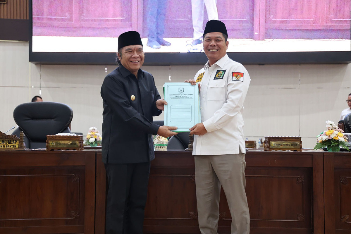 Pemprov Banten Tindak lanjut Pandangan Fraksi DPRD Banten Terkait Raperda Pertanggungjawaban APBD TA 2023